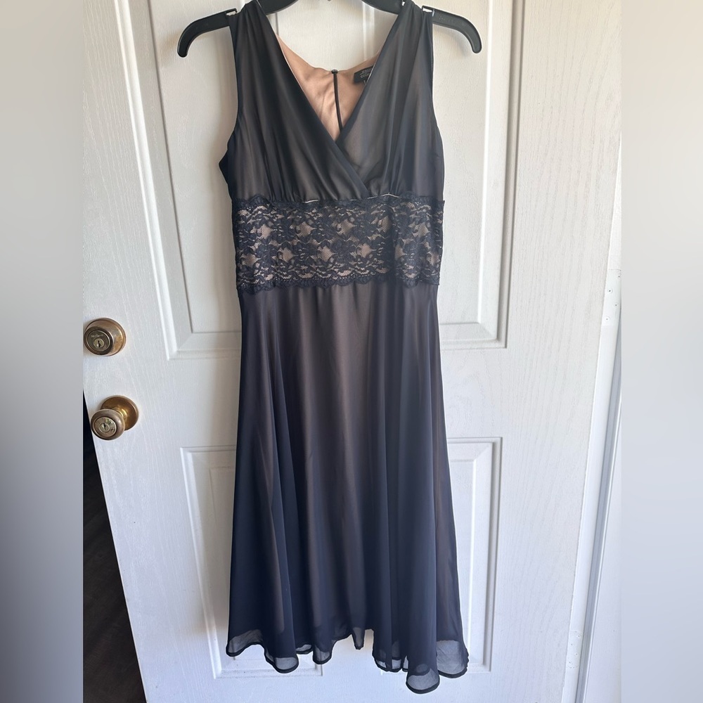 DressBarn Collection sleeveless black dress size 8